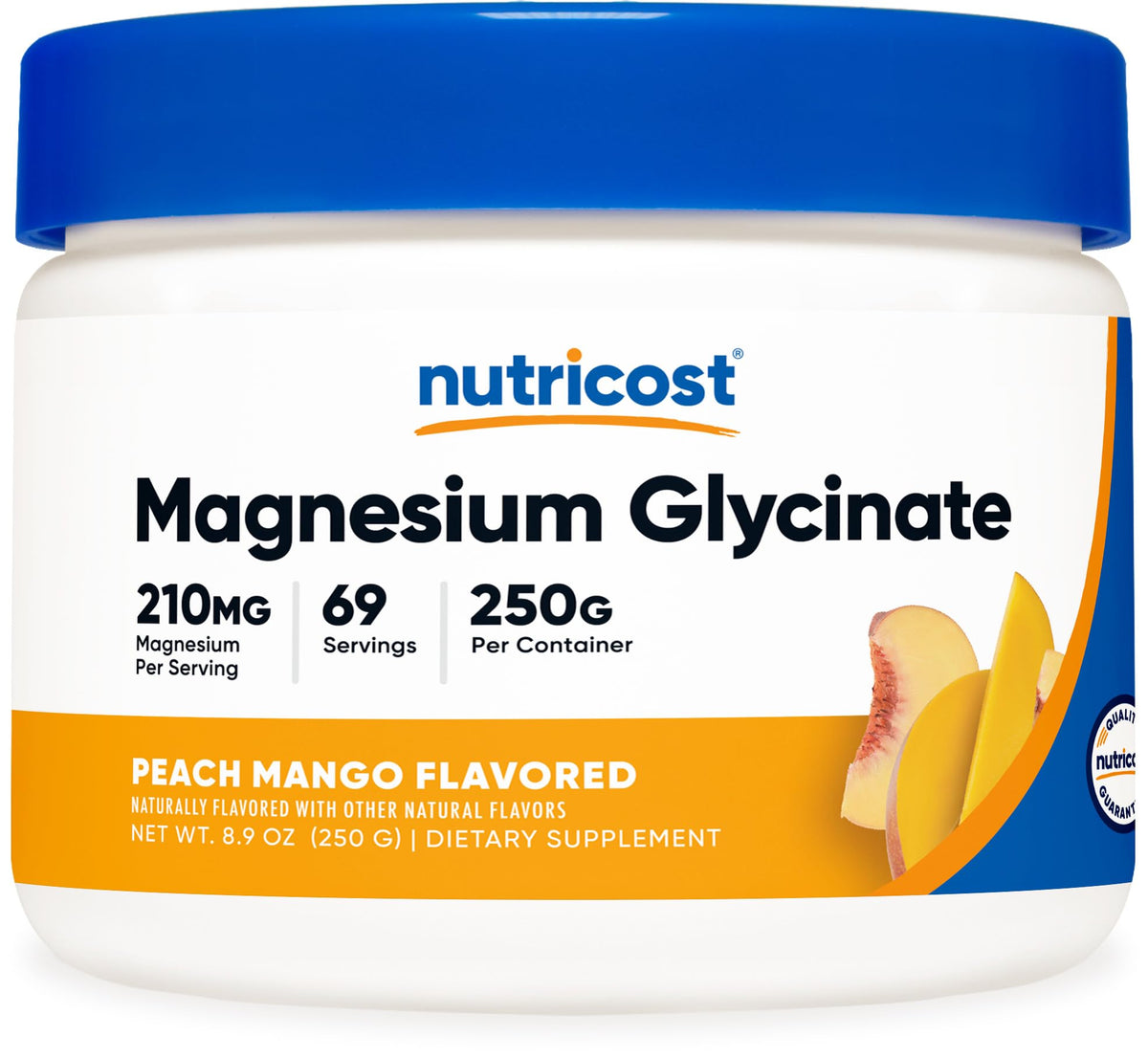 Magnesium Glycinate Powder — Peach Mango